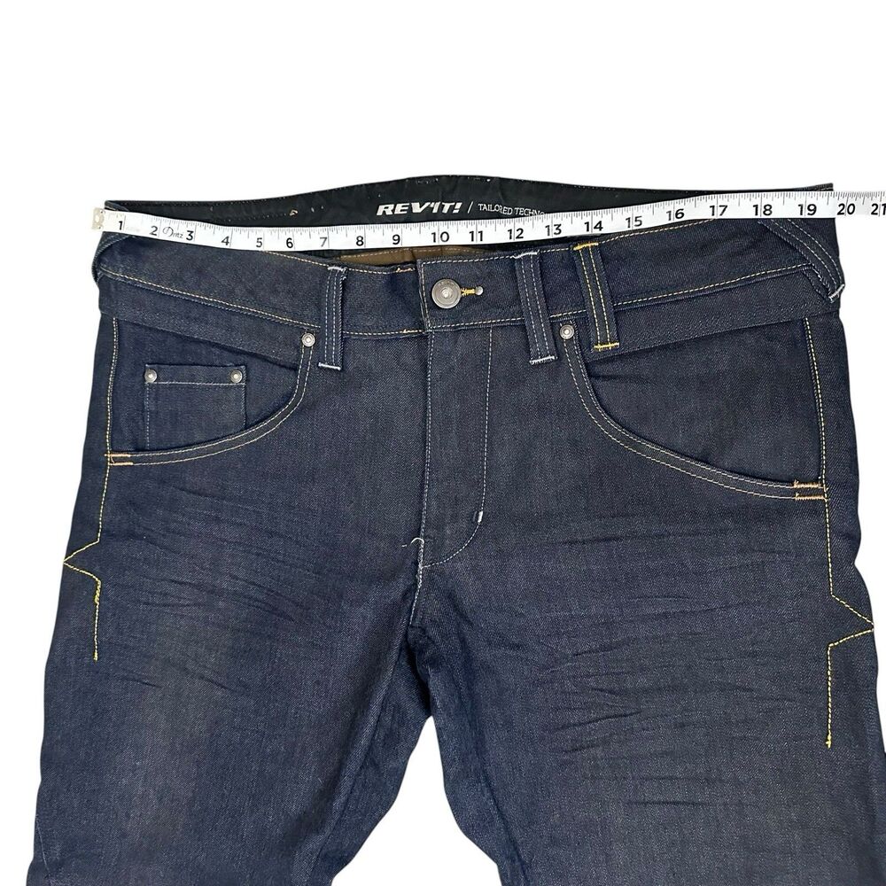 REV'IT! Campo Cordura Denim Motorcycle Riding Jeans  Blue Men’s 39x32 No Pads - Picture 5 of 12